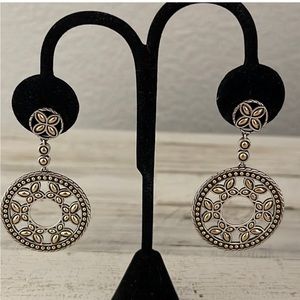 John Hardy Batu Kawung 18k & 925 Sterling Silver Drop Earrings